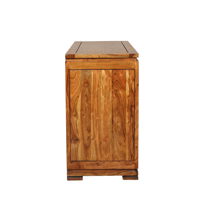 Leonaldo Chest Of Drawer (Walnut & Black)